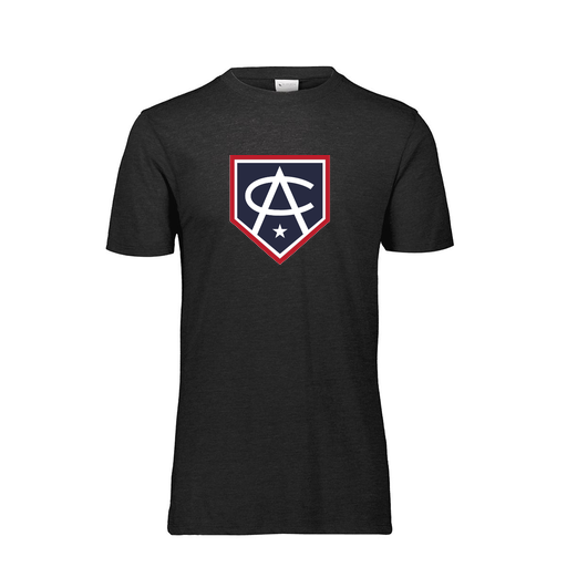 [FTSCUBBK-YS-LOGO3] Decker Youth Tri-Blend T-Shirt - Short Sleeve (Youth S, Black, Logo 3)