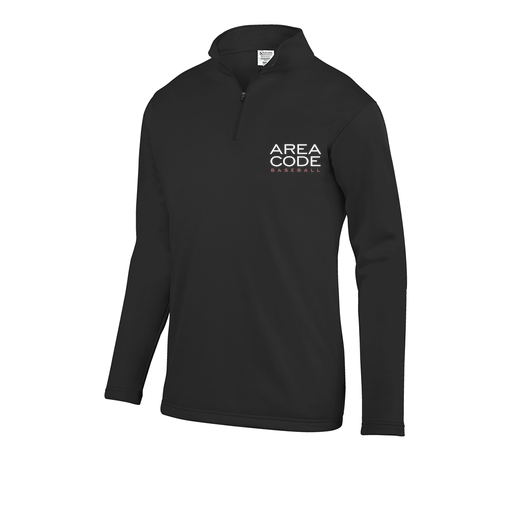 [FOLQFFBK-AS-LOGO2] Decker Men's FlexFleece 1/4 Zip (Adult S, Black, Logo 2)